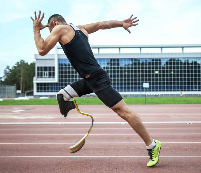 Explosive,Start,Of,Athlete,With,Handicap,At,The,Stadium Miami Orthopedic Specialist